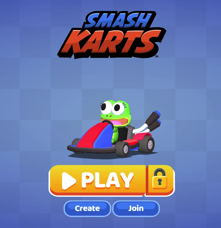 Screenshot of Smash Karts available on the Drift Boss arcade hub catalog