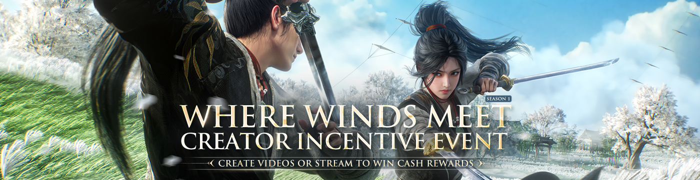 Two wanderers overlooking the Where Winds Meet landscape